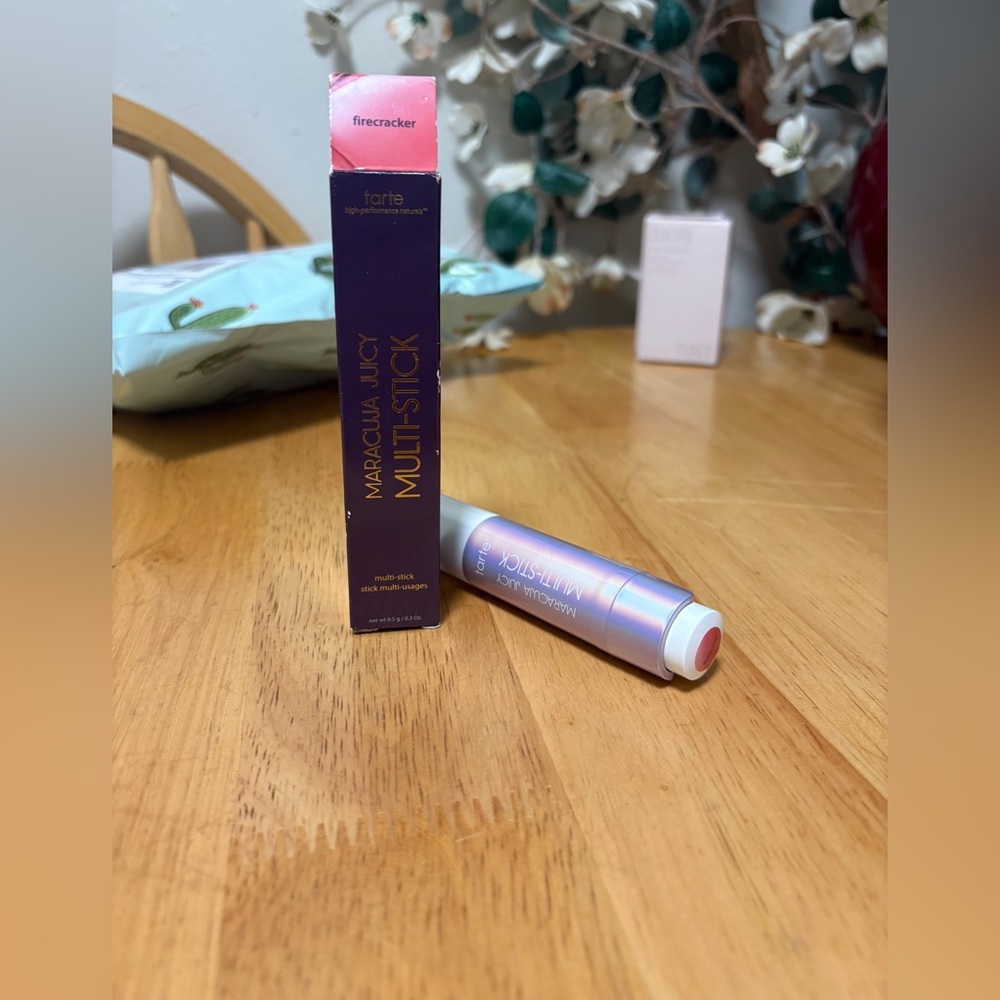 Tarte Maracuja Juicy Multi-Stick ~ Firecracker ~Full Sz 0.3oz ~ BNIB ~ AUTHENTIC